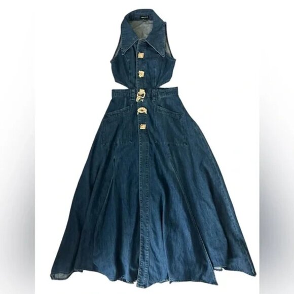 Urban Renewal Dresses & Skirts - Urban Revivo Denim Maxi Dress